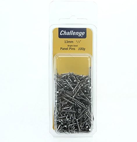 Challenge Panel Pins - Bright Steel (folding Clam Pack), 13mm