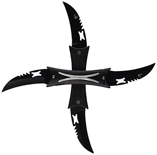 Fantasy Tactical Folding Four Knives Blade Separable (BLACK)