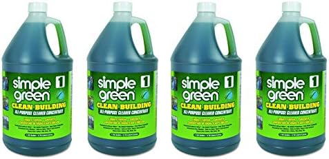 Simple Green Industrial SMP11001 Clean Building All-Purpose Cleaner Concentrate, 1gal Bottle (Fоur Paсk)