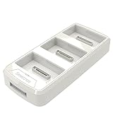 Smatree Battery Charging Hub Compatible for DJI Phantom 4/4 Pro(Charge 3 Batteries One by One, Converting Phantom 4 Battery into Power Bank)