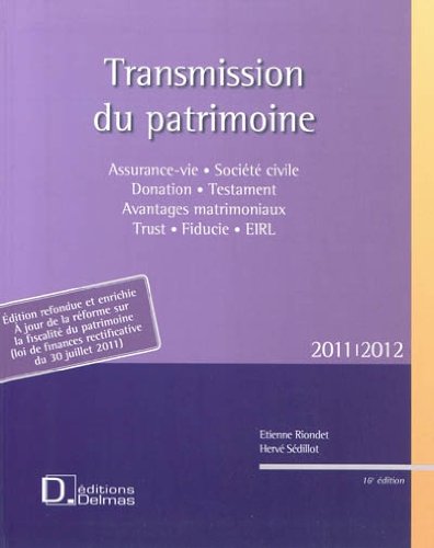 Transmission du patrimoine