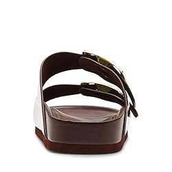 Madden Girl Women's Bodiee Slide Sandal, Dark