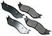 Akebono ACT966 Proact Ultra Premium Ceramic Disc Brake Pad kit
