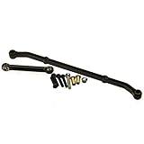 RC-CN 1 Set Black Aluminum Steering Link Arm Tie Rod For Axial AX10 SCX10 Upgrade