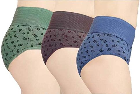 AJ FASHIONS Women's Cotton Tummy Controller Panties(Pack of 3)