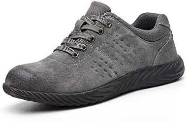 showcai Unisex Steel Toe Work Shoes Industrial&Construction Shoes Puncture Proof Safety Shoes …