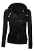 Kisscy Women's Winter Full Zip Up Fleeces Hooded Sweatshirt Hoodie Jacket