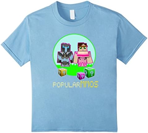 Kids Popularmmos - Gaming With Jen Shirt 10 Baby Blue