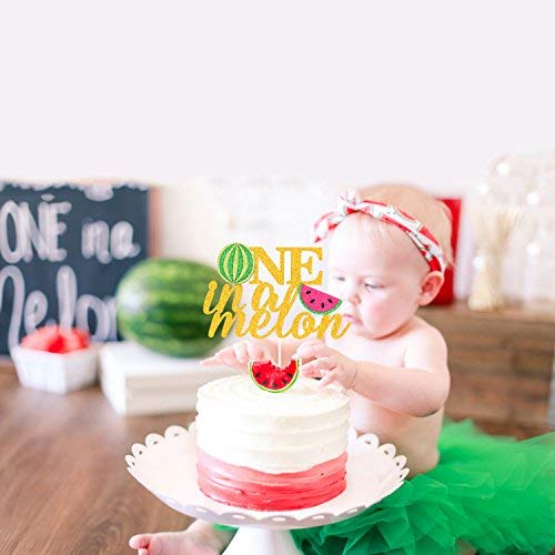 4 Topper+Birthday+Watermelon+Themed+Supplies