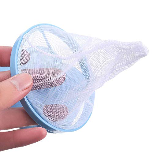 RYGHEWE 10 Pcs Floating Pet Fur Catcher Filtering Hair Removal Device Washing Machine Universal Float, Filter Bag Laundry Ball, Wool Cleaning Supplies US Shipping