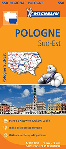 POLOGNE SUD - EST 11558 CARTE ' REGIONAL ' MICHELIN KAART (Multilingual Edition) by Michelin