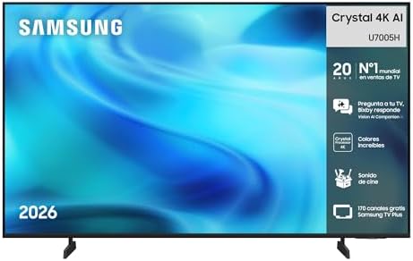 TV Crystal 4K AI U7005H 43" Smart TV con IA