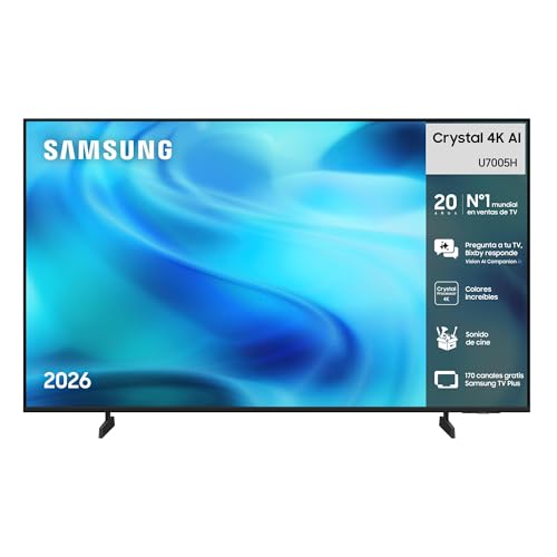 TV Crystal 4K AI U7005H 43" Smart TV con IA