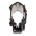 BlackHawk Serpa CQC Belt Loop and Paddle Carbon Fiber Holster For Glock 17 Right Hand Black (410000BK-R), Size 00 - Glock 17/22/31