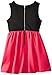 My Michelle Big Girls' Knit Dress with Solid Skirt and Printed Insert On Bodice
