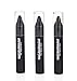 Professional Hair Chalk Temporary Hair Dye Non-toxic Hair Color Crayon Cover White Hair Color Patch (2packs-dark Brown-dark Brown)