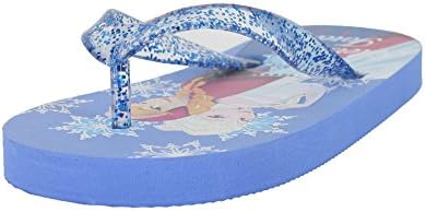 Favorite Charaters Frozen Flip Flop (11 M US Little Kids, Blue Multi)
