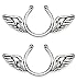 PIERCE ME (2pcs) Clip On Nipple Ring with Angel Wings