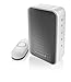 Honeywell Home RDWL313A2000/E Doorbell Portable Wireless Doorbell & Push Button-3 Series, Gray