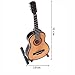 WOGOD Miniature Guitar Wooden Instrument Model- Home Decor 、Christmas and Music Lovers Best Gift (MG-245)