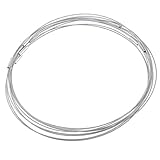 Souarts Grey Steel Wire Choker Necklace Magnet Clasps Pack of 10pcs