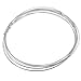 Souarts Grey Steel Wire Choker Necklace Magnet Clasps Pack of 10pcs