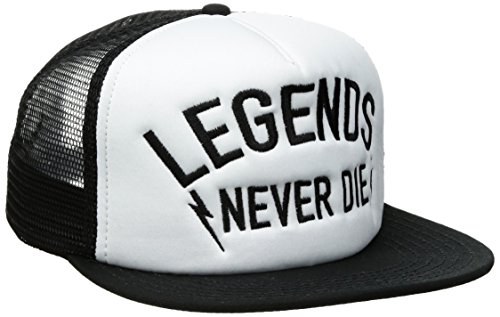 Metal mulisha women s legends trucker, black/white, one size