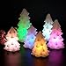 Eldnacele Christmas Tree Candles Battery Operated Flameless LED Color Changing Decorative Candles,Remote & Timer for Christmas/Home/Party/Halloween/Wedding Decor, Ivory Set of 6