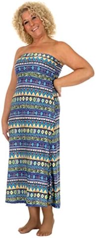 Women's 2 In 1 Ankle Length Maxi Dress & Skirt (Medium-Large)