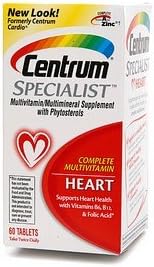 CENTRUM CARDIO 60TB by PFIZER CONS HEALTHCARE