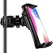 Cell Phone Tripod Mount Adapter Music/Microphone Stand Tablet Holder Compatible with iPhone X 8 7 Plus 6s Samsung Galaxy S8 S9 Note Google Pixel XL LG V30 iPad 9.7/10.5 Inch, Car Universal Holder