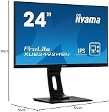 iiyama -B5 24 Inch IPS FHD 1080p Monitor Height Adjustable Stand USB view 11
