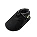SAYOYO Baby Soft Sole Shoes Genuine Leather First Walker Infant Toddler Moccasins(6-12 Months, Black)
