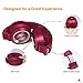Bluetooth Headphones Over Ear Linpa M1 on Ear Wireless Headphone Hi-Fi Headset with Mic, Foldable, 30H Playtimes, Soft Earpads, Wireless and Wired Mode for TV/Cell Phones (Red)thumb 2