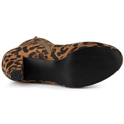 41iFqkztzqL Allegra K Botas De Tobillo con Cremallera Y Tacón Alto A Media Pierna para Mujeres Allegra K Botas De Tobillo con Cremallera Y Tacón Alto A Media Pierna para Mujeres - Imagen 6