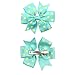 CÉLLOT 40Pcs 3 Inch Boutique Grosgrain Ribbon Pinwheel Hair Bows Alligator Clips For Girls Toddlers Hair Accessories Teens Gifts In Pairs (Polka Dot)