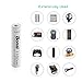BONAI Rechargeable AAA Batteries with Charger, 1100mAh High Capacity NiMH AAA Rechargeable Batteries 1.2V 8 Packs with Smart Charger(8 Slot Battery Charger for AAA AA)