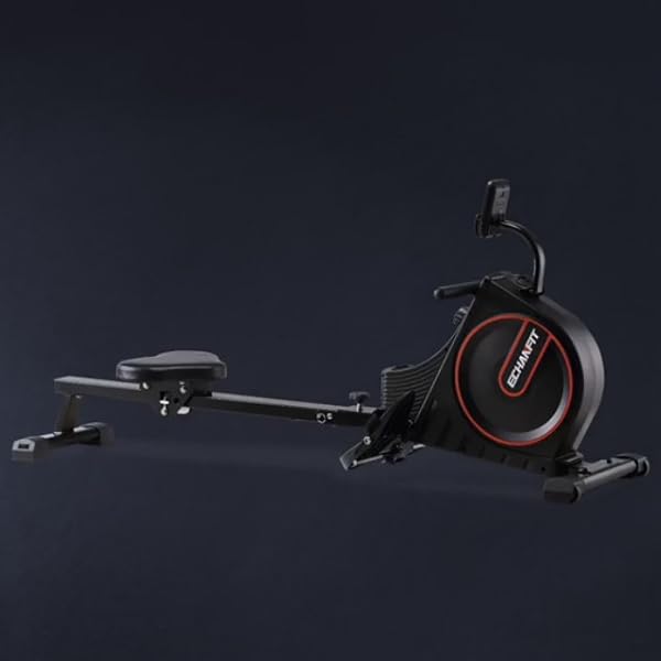 ECHANFIT Magnetic Rower Rowing Machine for Home Use Foldable w/16 Level of Quiet Magnetic Resistance with LCD Monitor and Adjustable Console Angle for Cardio Training (CR49) - Image 8