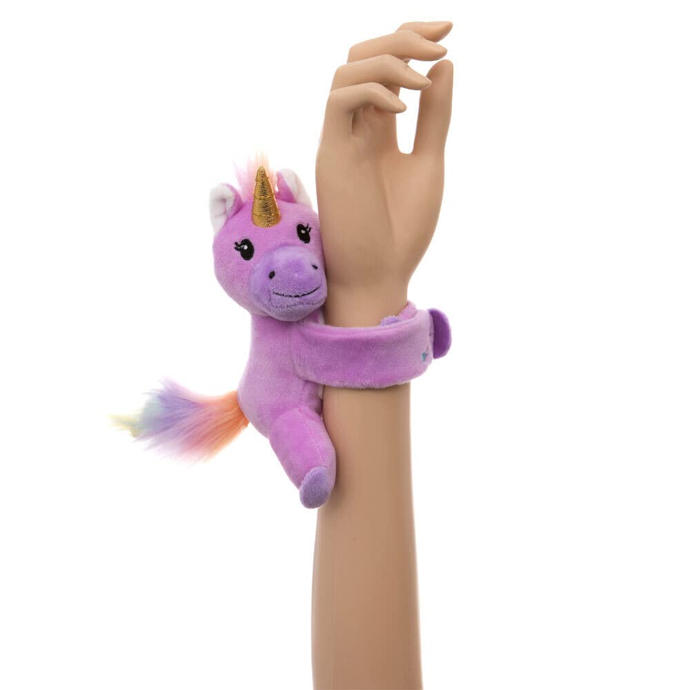 Keycraft Unicorn WristiPals Plush Soft Toy - 24cm Snap Band, Plush 15cms high