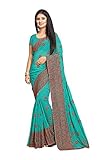 Da Facioun Indian Women Designer Party wear sky blue Color Saree Sari K-5354-48