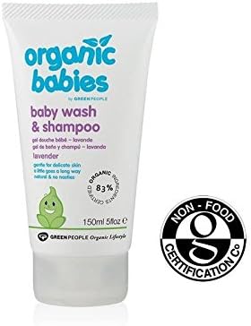 Organic Babies Lavender Baby Wash &amp; Shampoo 150ml