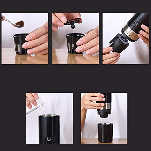 ZDAMN Kapsel-Kaffeemaschine Kapsel-Kaffeemaschine Kleine bewegliche Kapsel-Kaffeepulver Cup Travel tragbare Mini… – Bild 6