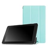 BMOUO Case for Fire 7 2015 - Ultra Lightweight Slim Folding Cover Stand for Fire Tablet (7 inch Display - 5th Generation, 2015 Release Only), BLUE