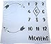 Baby Milestone Blanket | Flannel Fleece | Monthly Photography Background Prop | Growing Infants and Toddlers | Boy or Girl | Frame Included