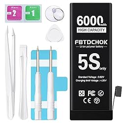FBTDCHOK 6000mAh Upgraded Replacement Battery