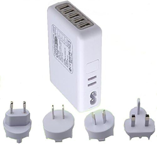 5 USB 5A Business Travel Adapter, suitable for most Iphone, Ipad, Smartphone, Android, Digital Cameras, Bluetooth Headsets made by Cyber Electronics