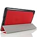 MoKo Google Nexus 7 2013 FHD 2nd Gen Case - Ultra Slim Lightweight Smart-shell Stand Cover Case with Auto Wake / Sleep for Google Nexus 2 7.0 Inch 2013 Generation Android 4.3 Tablet, RED