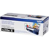 Brother Genuine Standard Yield Toner Cartridge, TN310BK, Replacement Black Toner, Page Yield Up To 2,500 Pages, TN310