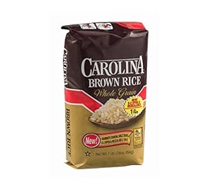 Image of Carolina Brown Rice Whole Grain 16 Oz. Pack Of 3.