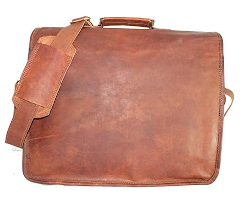 Jasol art and craft Handmade Leather messenger Bag Satchel for Men